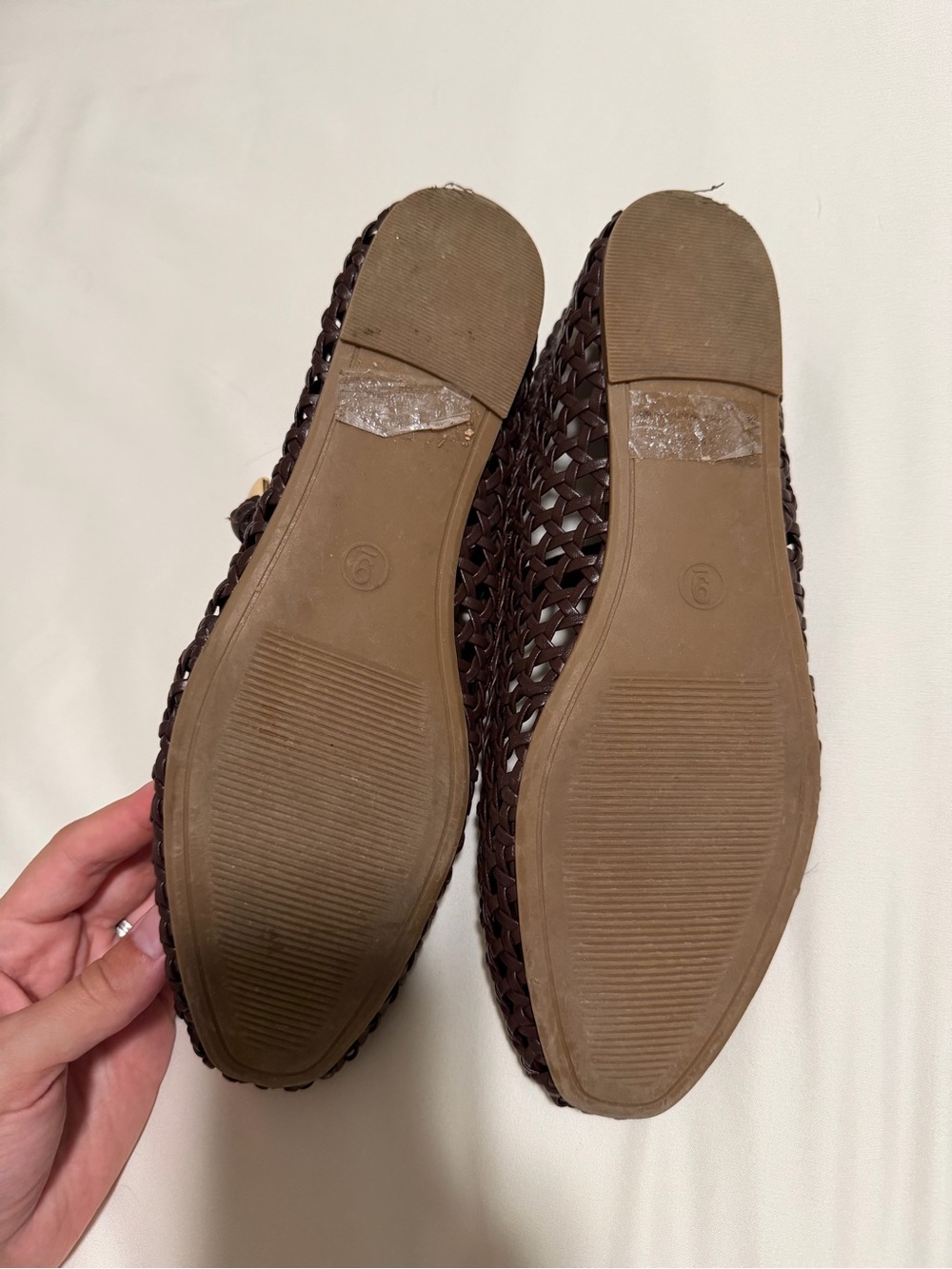 Universal Thread Braided Mary Jane Flats - Dark Brown with Gold Buckle - Picture 6 of 6